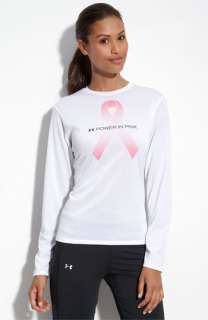 Under Armour Power in Pink Long Sleeve Tee  