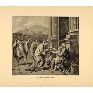  1894 Print Belisarius Receiving Alms Jacques L. David 