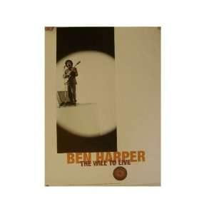 Ben Harper Poster Will To Live