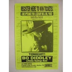 Bo Diddley Handbill Poster La Zona Rosa Austin