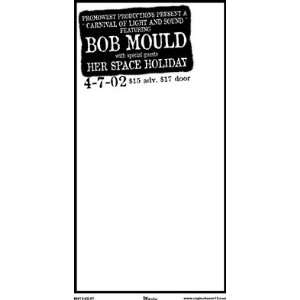 Bob Mould   Columbus, Oh 2002   26x13 inches   Concert Poster