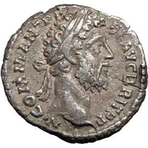 COMMODUS 190AD Rare Authentic Ancient Silver Roman Coin Minerva Athena 