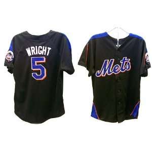 David Wright Youth Laser Jersey by Majestic Athletic