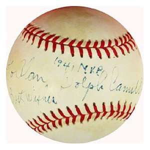 Dolph Camilli 1941 MVP Autographed / Signed Baseball (James Spence)