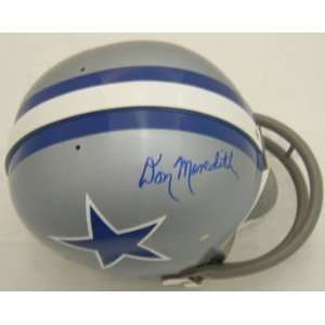  Don Meredith Autographed Helmet   Authentic Sports 