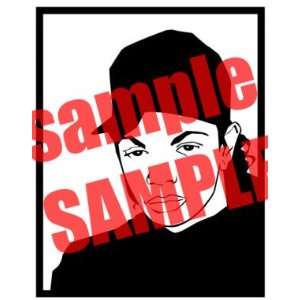  EAZY E FAMOU PEOPLE WHITE VINYL DECAL STICKER Everything 