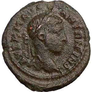  ELAGABALUS Marcianopolis 218AD Roman Coin NEMEAN LION Rare 