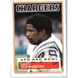  1983 Topps # 376 Gary Johnson San Diego Chargers Football 