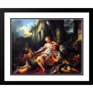  Boucher, Francois 36x28 Framed and Double Matted Rinaldo 