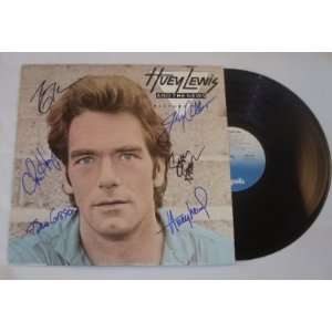 Huey Lewis and the News Picture This   Beautiful Hand Signed 