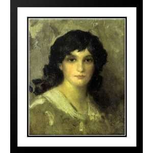 Whistler, James Abbott McNeill 28x34 Framed and Double Matted Head of 