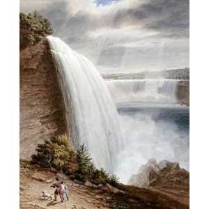  Niagara Falls by William james Bennett 8.13X10.00. Art 