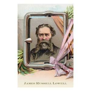  James Russell Lowell Premium Poster Print, 18x24