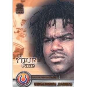 Edgerrin James Indianapolis Colts 2000 Crown Royale in Your Face #10 