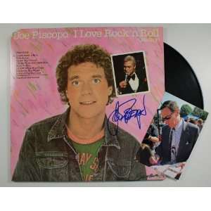 Joe Piscopo Autographed I Love Rock N Roll Record Album