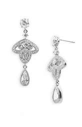 Nadri Ankara Cubic Zirconia Teardrop Earrings ( Exclusive)