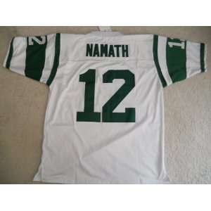  New York Jets Joe Namath White Jersey Mitchell and Ness 