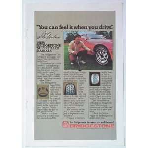  1981 Golfer Lee Trevino Bridgestone Tires Print Ad (2075 