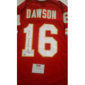 Len Dawson Signed Kansas City Chiefs Jersey