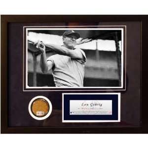 Lou Gehrig New York Yankees Mini Dirt Collage