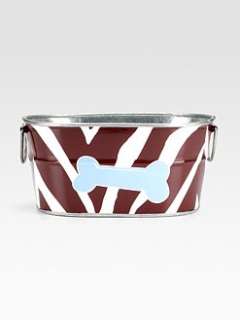 The Macbeth Collection   Midi Metal Dogbone Tub/Zebra