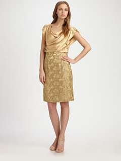 Kay Unger   Silk Lace Dress