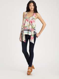 Elizabeth and James   Floral Owen Top    