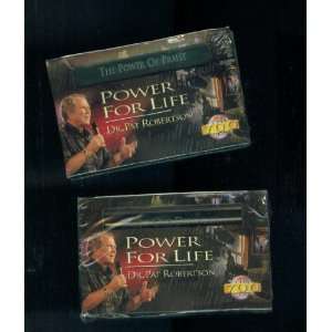  2 TAPES. DR PAT ROBERTSON POWER FOR LIFE. TAPE #1 GOD OUR 