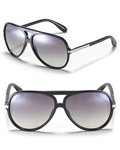 MARC BY MARC JACOBS Acetate Aviator Mirror Lens Sunglasses