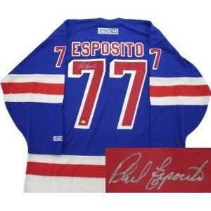Phil Esposito Autgoraphed Jersey New York Rangers Hand Signed 