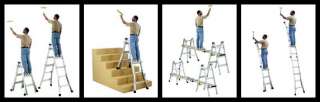   , stairway stepladder, 2 scaffold bases, or extension ladder