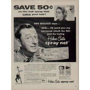 RAY BOLGER says  Girls  Ill send you my personal check for 50 