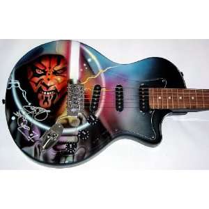 RAY PARKS Autographed Signed DARTH MAUL Guitar