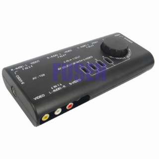 group AV Audio Video S VIDEO Selector Switch & Cable  