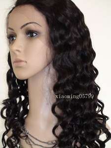 24 #1b full lace wigs human hair Indian remy deep wave  