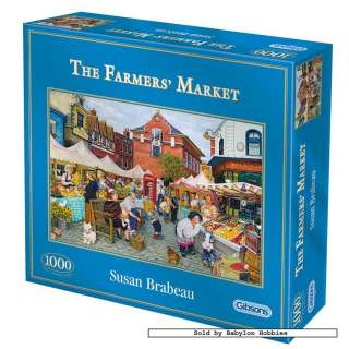   1000 pieces jigsaw puzzle Susan Brabeau   The Farmers Market (G6041