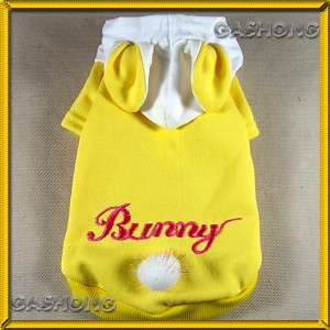 Pet&Dog Clothes Bunny Ears Hoodie Shirt Rabbit Coat,C65  