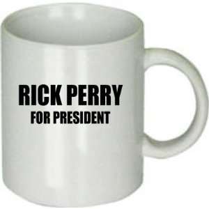 Rick Perry for President Coffee Cup