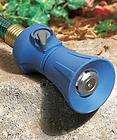 ADJUSTABLE FIRE HOSE NOZZLE ATTACHES TO ANY GARDEN HOSE   UP TO 40 