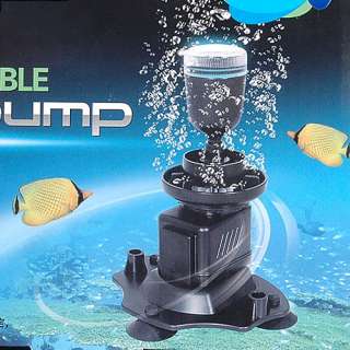 Fish Tank Aquarium Blue LED Lights Submersible Air Pump  