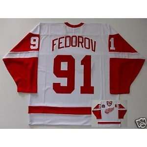 Sergei Fedorov Red Wings 1997 Stanley Cup Jersey   Large