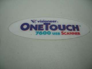 Visioneer FU62AD OneTouch 7600 USB Flatbed Scanner  