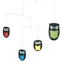 Flensted The Wisest Owl Bird Modern Hanging Baby Mobile  