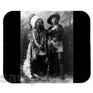  Chief Sitting Bull and Buffalo Bill 1885 Mouse Pad 