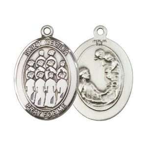 St. Cecilia Choir Large Sterling Silver Medal