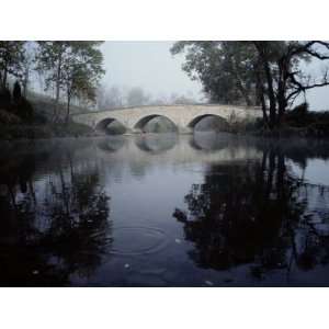  Early Morning View of Burnside Bridge Premium Photographic 
