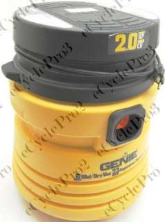 Genie SV200Q 2.0HP 6 Gallon Shop Vac Wet/Dry  