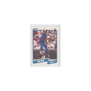  1990 Fleer #344   Tom Foley Sports Collectibles