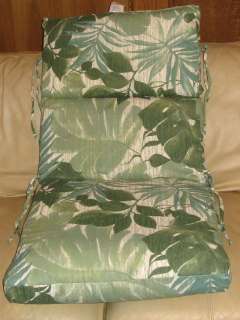 Tahiti Floral Green Patio Outdoor Chair Cushion NEW 034648091427 