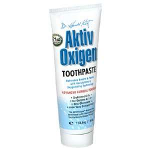 Dr. Katz Aktiv Oxigen Toothpaste, Advanced Clinical Formula, 4 Ounce 
